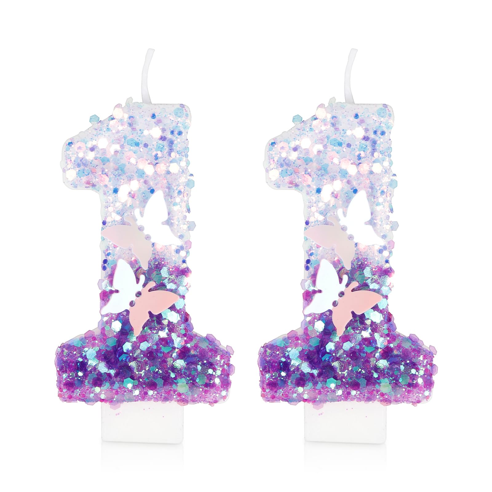 Amazon.com: Birthday Candles, Number 11 Candle, Butterfly 11th